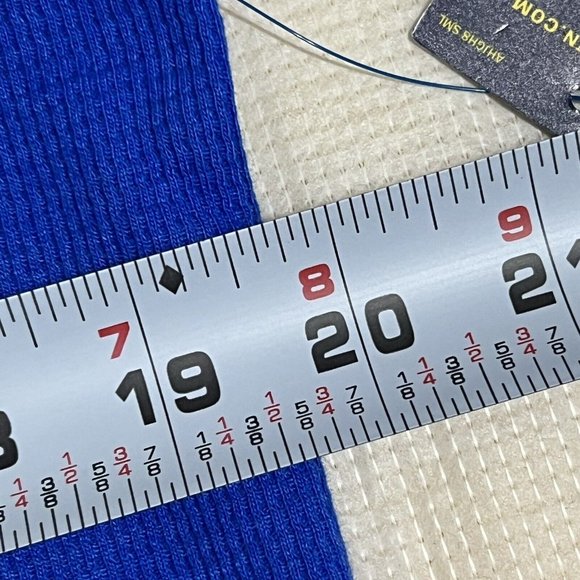 Polo Ralph Lauren Sleepwear Shirt Men's‎ Large Waffle Thermal Knit Royal Blue - Picture 3 of 6